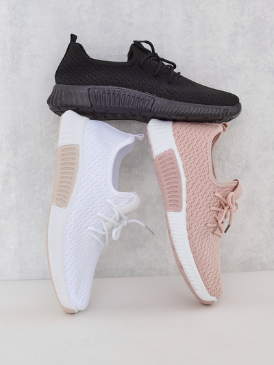 Rózsaszín női szövet sportcipő Vobbu- Footwear