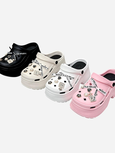 Royalfashion Női gumipapucs díszítéssel Dellos