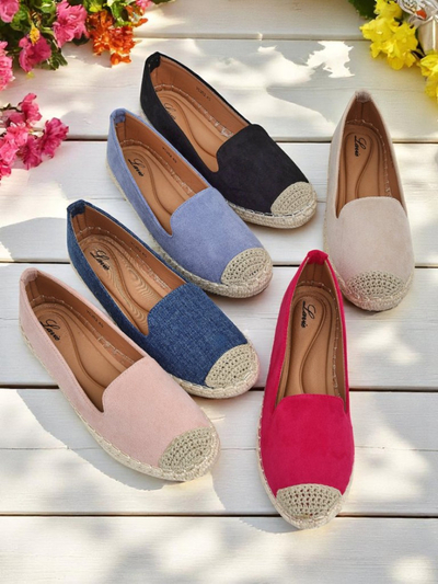 Royalfashion Női öko-bőr espadrilles Bombei