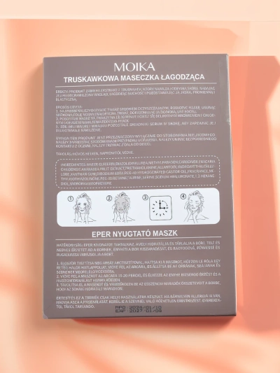 MOIKA Eper nyugtató lapmaszk 25 ml x 10 db