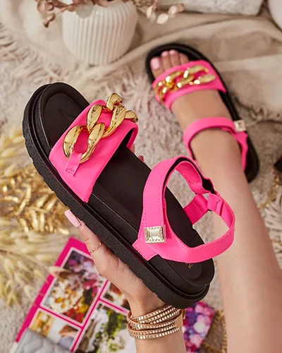 Royalfashion Női Orette láncos szandál