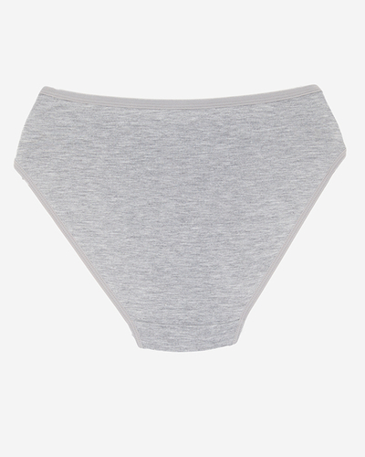 Szürke női bugyi csipkével - Fehérnemű