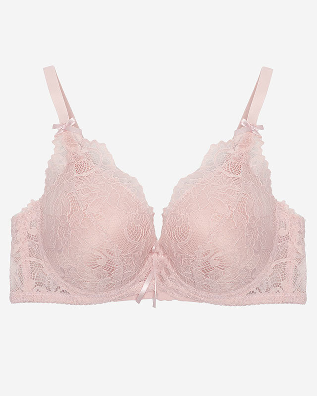 Rózsaszín fűzős női melltartó - Fehérnemű