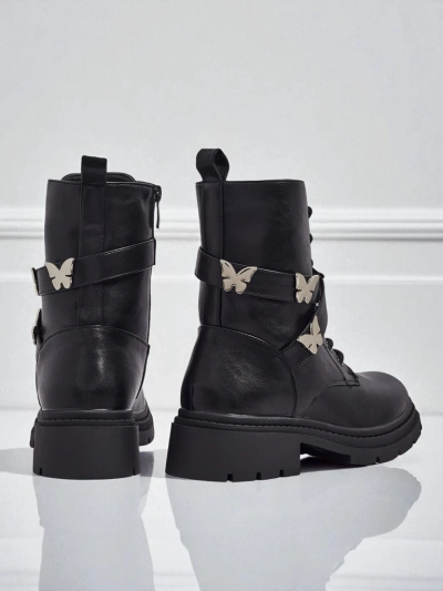 Női worker bakancsok díszítéssel Motill