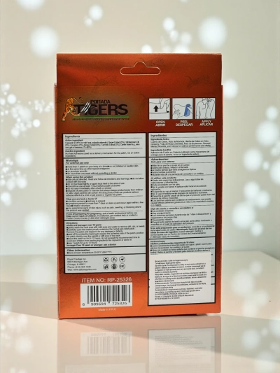 Fájdalomcsillapító tapaszok nyakra és tarkóra, 10 darab