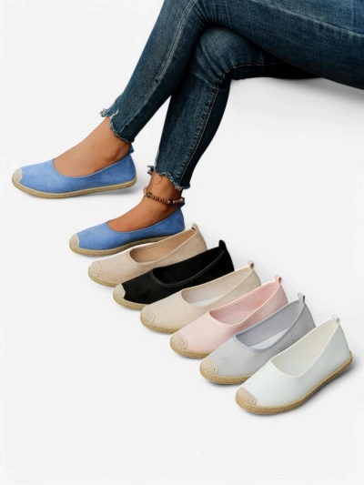 Royalfashion Női öko velúr espadrilles Aroles
