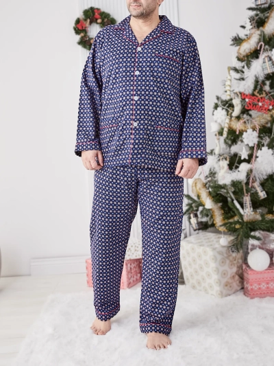 Royalfashion Férfi pizsama mintás