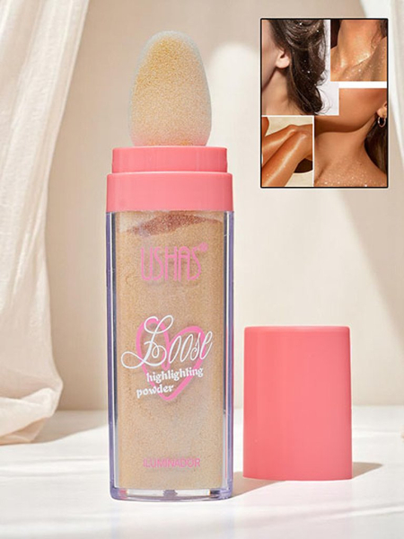 USHAS Laza arcpirosító szivaccsal Golden Petal