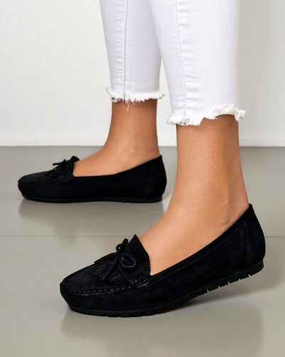 Royalfashion Női Eco Suede Mokaszinok Etette