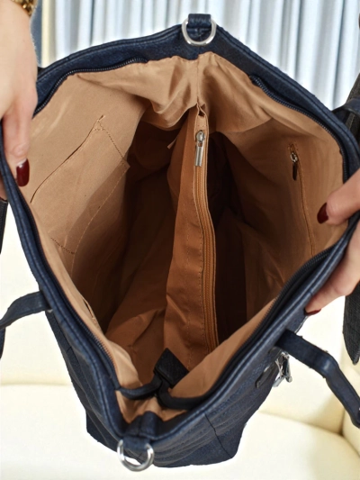 Tessira női shopper táska, öko bőr