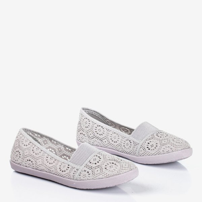 Hermione Grey női csipkés balerinák - cipők