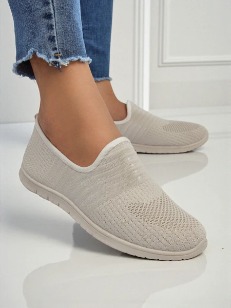 Callista bézs női mokaszin lélegző anyagból tavaszra és nyárra