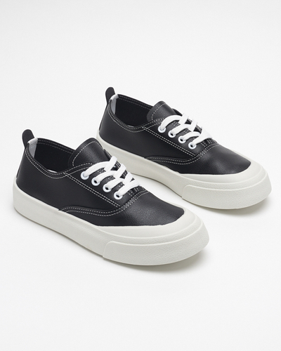 OUTLET Fekete női tornacipő Lorino - Lábbeli