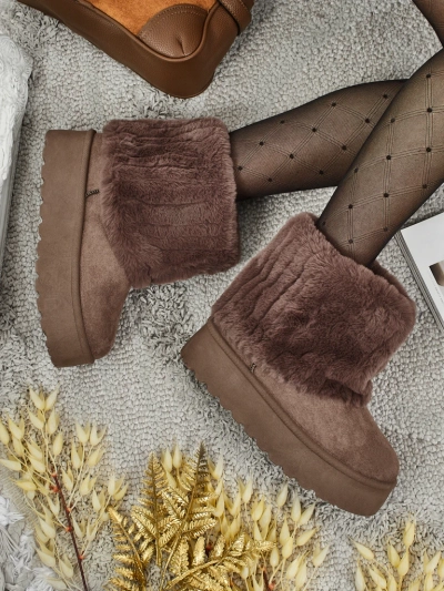 Női szőrmés hócsizma stílusú cipő Irelle