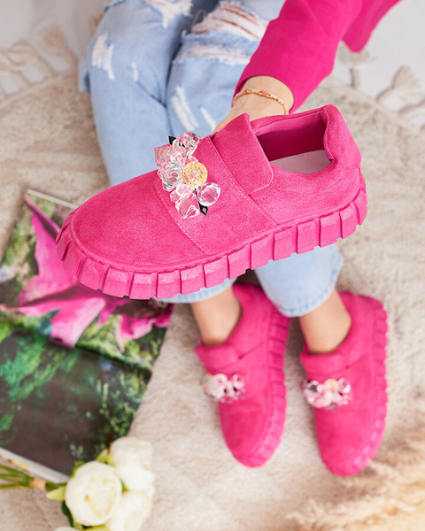 Royalfashion Sport félcipő színes kövekkel Resinello