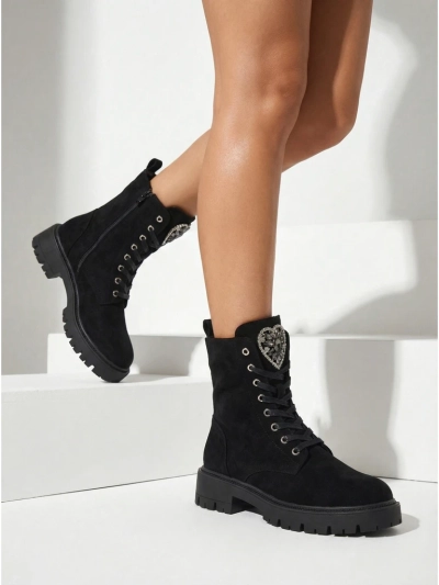 Női Euni öko velúr bokacsizma