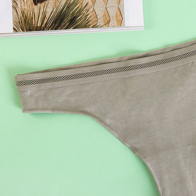 Női mintás tanga 3 / csomag - Fehérnemű