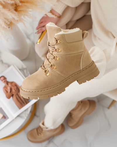 Royalfashion Világosbarna női papucs Develier