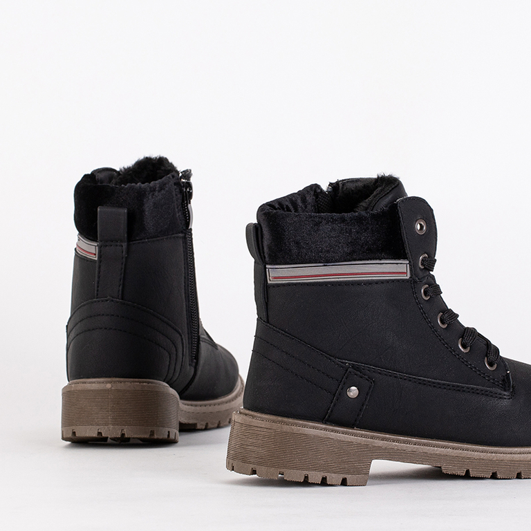 Lányok fekete Aoxian csizmája - Cipő