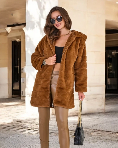 Royalfashion női szőrmekabát