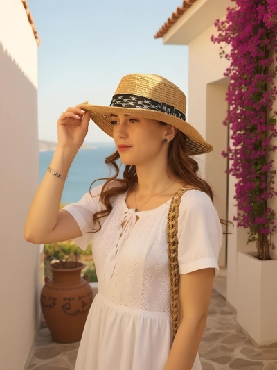 Royalfashion Női szalmakalap Silky Shade
