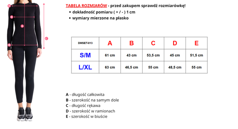 Női sötétkék pulóver szett csíkokkal - Ruházat