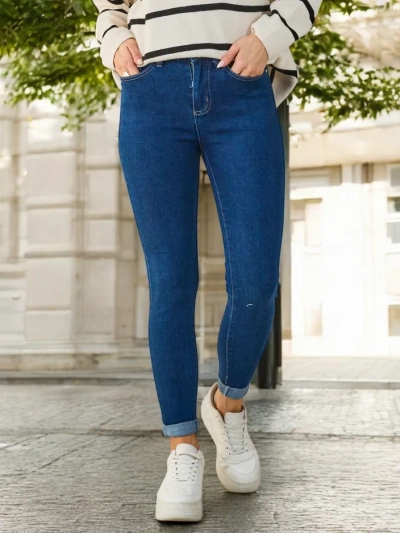 Royalfashion pamut női skinny farmernadrág