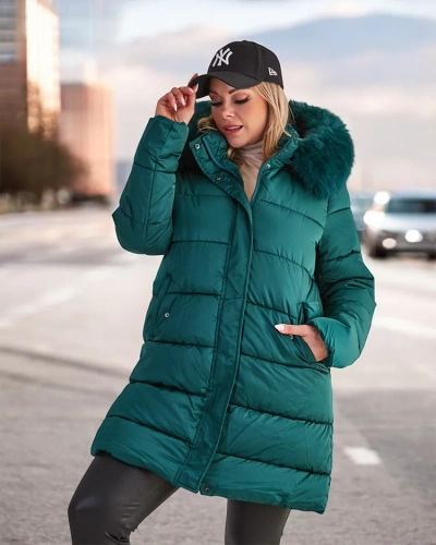 Royalfashion női steppelt télikabát