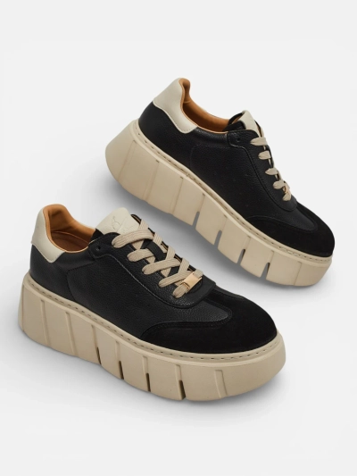 Taures sportos női sneakerek természetes bőrből