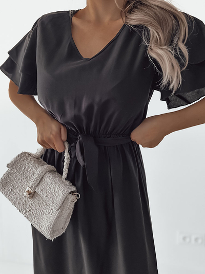 Royalfashion Női egyszerű midi ruha