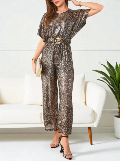 Royalfashion Hosszú női overall flitterekkel