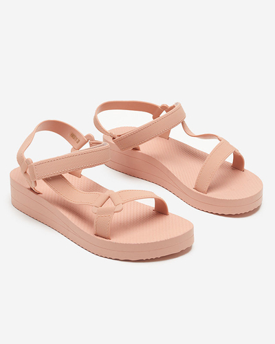 OUTLET Rózsaszín női lapos szandál Ostoy-Shoes