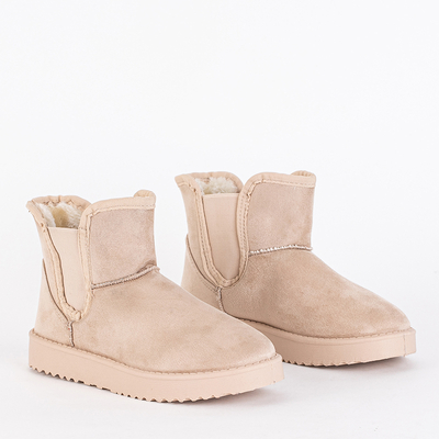 Bézs színű női hócsizma Gavi - Lábbeli