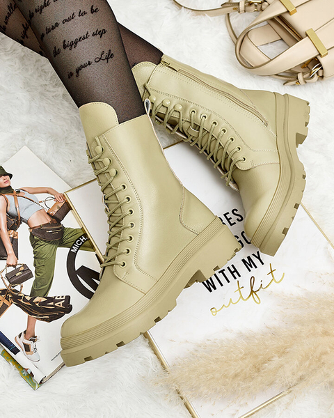 Royalfashion Eco bőr női bagger csizma Vederme