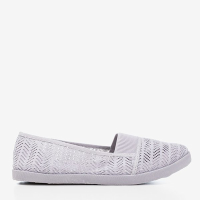 OUTLET Szürke női áttört papucs - a Heyan-on - lábbeli