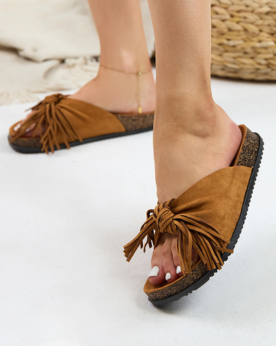 Női papucs tevebojttal Guttis - Lábbeli