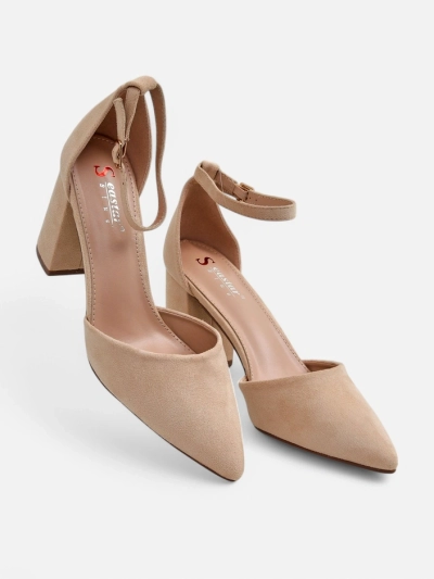 Royalfashion Női eco-suede magassarkú Caldeno