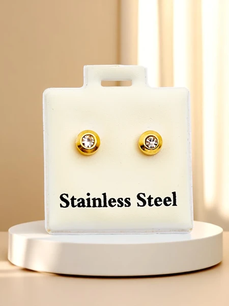 Royalfashion Női klipszes fülbevaló cirkónia kővel