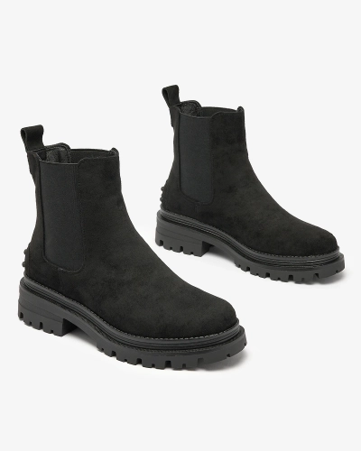 Royalfashion Fekete női szigetelt Comfy Walk csizma