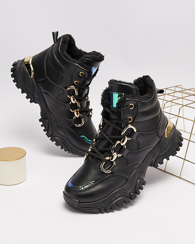 Fekete női szigetelt sportcipő Nepolle- Footwear