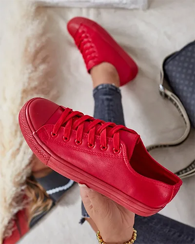 Royalfashion Női öko bőr tornacipő Navette