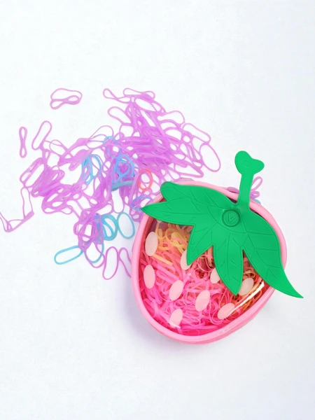 Royalfashion Sokszínű szilikon hajgumik Eper