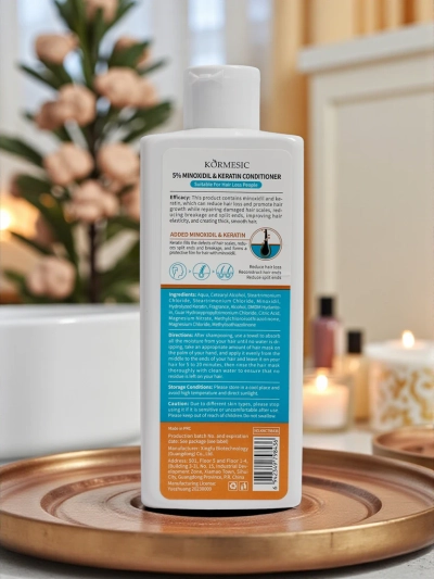 Sampon 5% Minoxidillel és Keratinnal