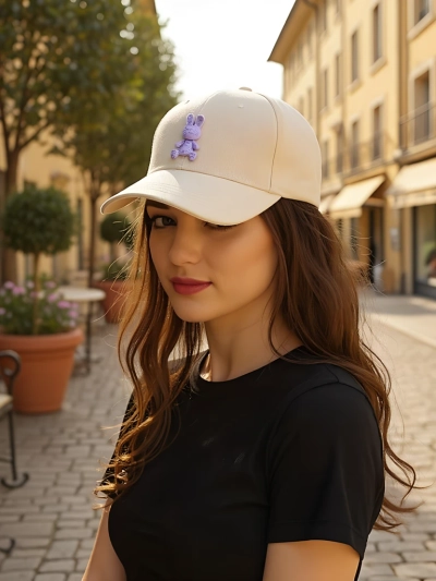 Royalfashion sapka nyuszis Chic folttal