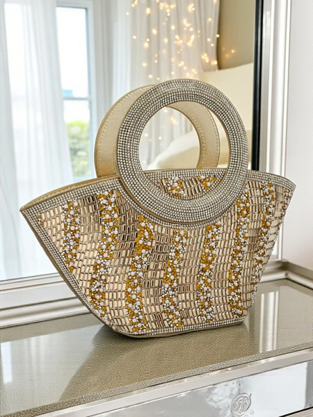 Kis női kézitáska cirkónia kövekkel Sparkle Queen
