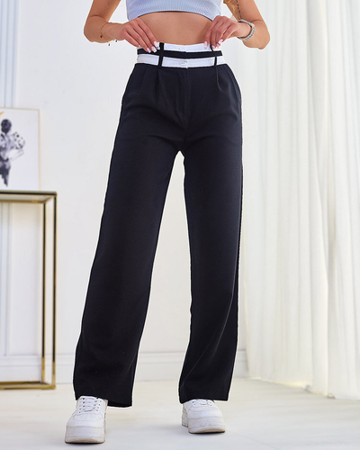 Royalfashion Női széles szövetnadrág