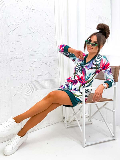 Royalfashion Női miniruha eredeti mintával