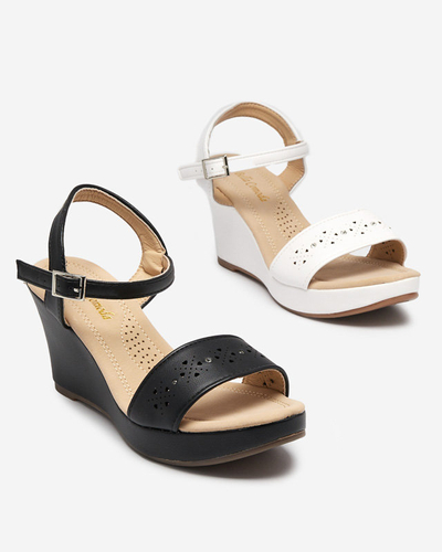 OUTLET Fekete női ékszandál Bellomia - Footwear