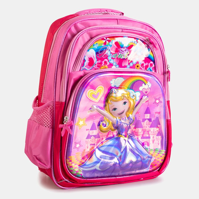 Lányos rózsaszín hercegnő iskolai hátizsák - Kiegészítők
