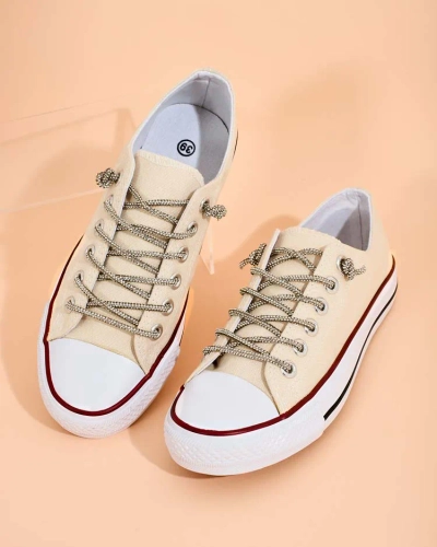 Royalfashion Női tornacipő díszes fűzővel Timi